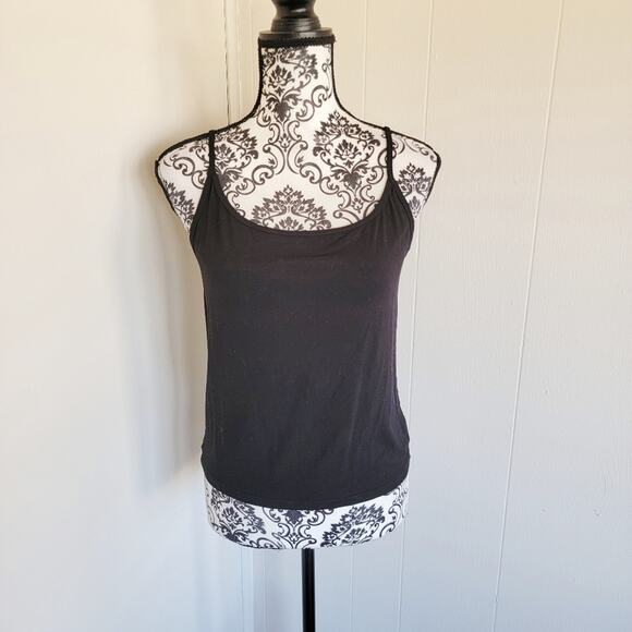 ASOS Curve Black Scoopneck Tank Top - Picture 1 of 3
